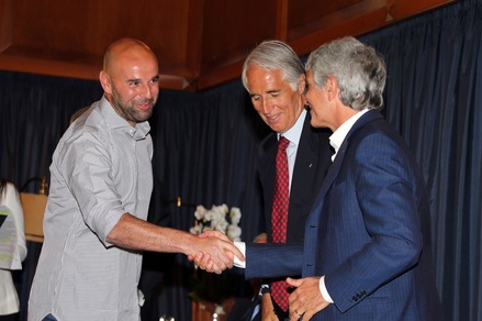 Malagò e Stellone ricevono il premio Ussi