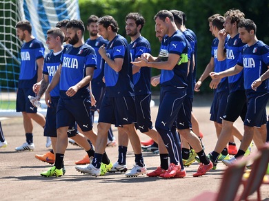 Italia, partitella di fine stage per gli azzurri a Coverciano