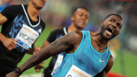 Gatlin vola sui 100 (9"75) e strappa un record a Bolt
