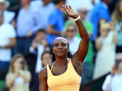 Roland Garros, Serena Williams batte anche la febbre