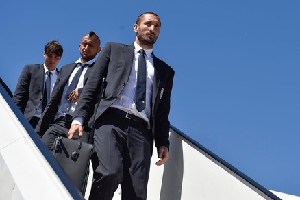 La Juventus è arrivata a Berlino. Chiellini: « Vincere è l'unica cosa che conta»