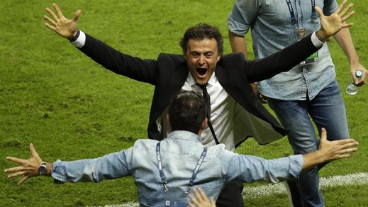 Luis Enrique: «Un saluto ai romanisti che sono felici»