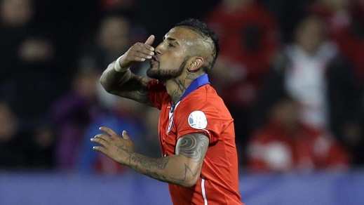 Spettacolo Vidal: doppietta contro il Messico