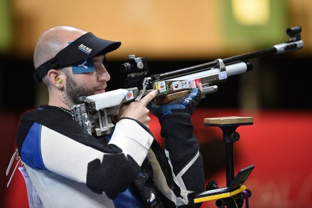 Baku 2015, Campriani argento nel tiro a segno