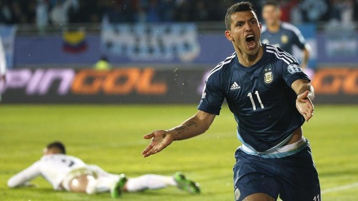 Super Aguero! E l'Argentina piega l'Uruguay