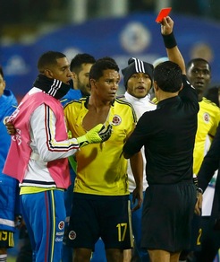 Murillo, è gioia Colombia: Brasile ko, Neymar e Bacca espulsi