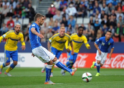 Italia, non basta Berardi: la Svezia rimonta e vince