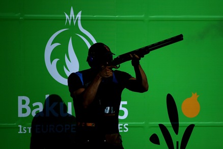 Baku, tiro a volo: podio azzurro con Bacosi e Cainero