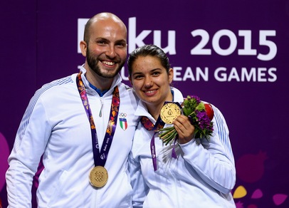 Baku, Petra e Niccolò: oro mano nella mano