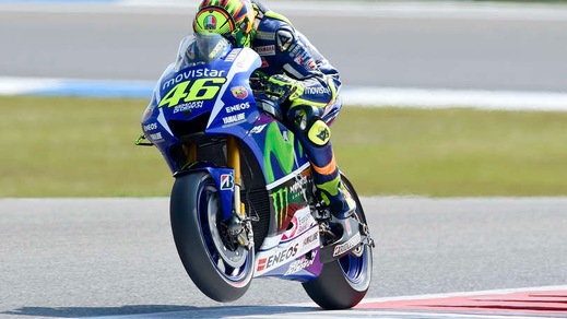 Assen, Rossi è terzo nelle seconde libere