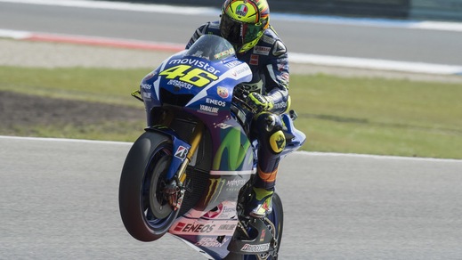 MotoGp Assen: Rossi in testa nelle terze libere