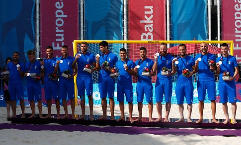 Baku, beach soccer: argento per gli azzurri