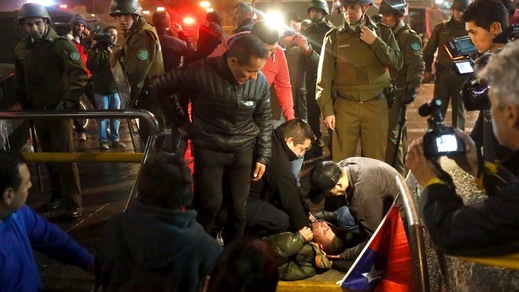 Coppa America, disordini dopo la vittoria del Cile