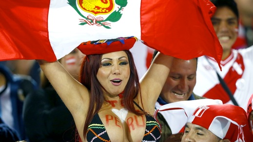 Cile-Perù, lo spettacolo è sugli spalti