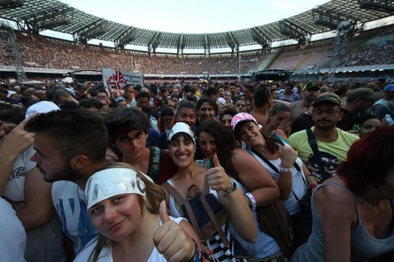 Napoli, al San Paolo c'è Vasco!