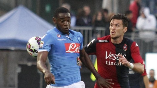 Napoli, Zapata in prestito all'Udinese