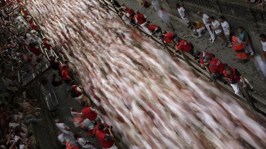 Pamplona, paura e feriti alla festa di San Firmino
