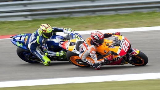 MotoGp, Germania: Marquez davanti a Rossi nelle libere