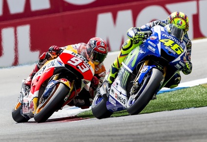 MotoGp Honda, Marquez: «Con Valentino Rossi ho la coscienza a posto»