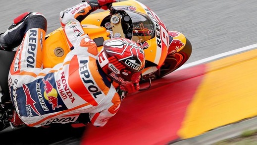 MotoGp Sachsenring, Marquez domina anche il warm up