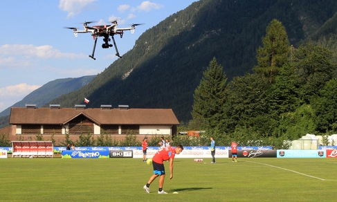 Inter e Napoli, ora è passione drone per studiare gli allenamenti
