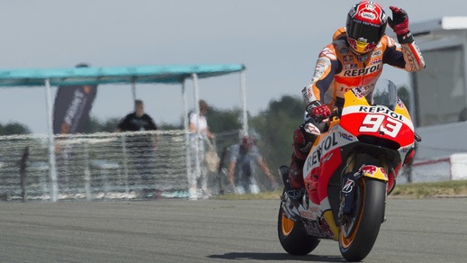 MotoGp Sachsenring, la Honda fa doppietta. Rossi 3°