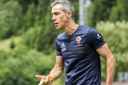 Fiorentina, la grinta di Sousa nell'allenamento a Moena