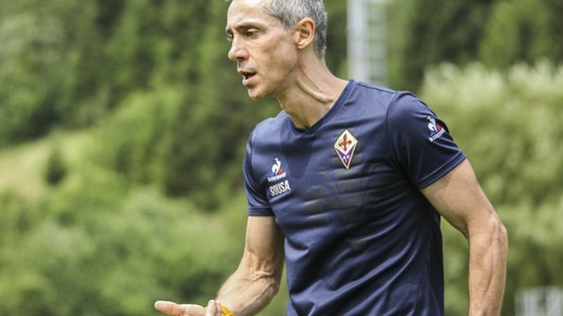 Fiorentina, la grinta di Sousa nell'allenamento a Moena