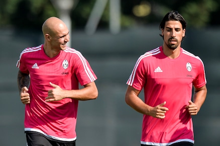 Juventus: Khedira, Zaza e Dybala già al lavoro