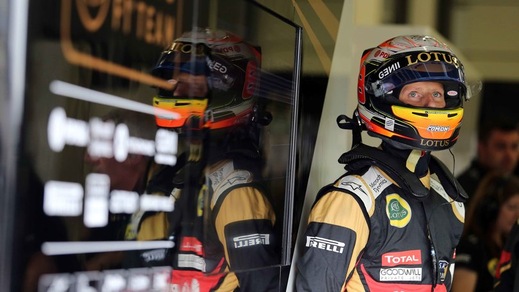F1 Lotus, Grosjean e il cruccio delle libere