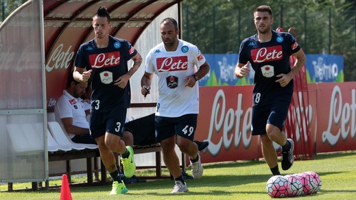 Napoli, Hamsik a parte per un affaticamento