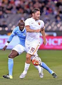 Roma- Manchester City. guarda le foto più belle