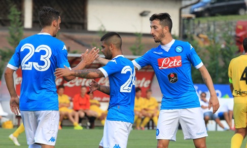 Napoli, Insigne show nella prima amichevole