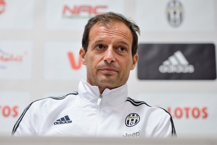 Allegri e Lichtsteiner in conferenza prima della sfida col Lechia Danzica