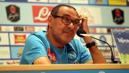 Sarri nella conferenza stampa di chiusura del ritiro di Dimaro