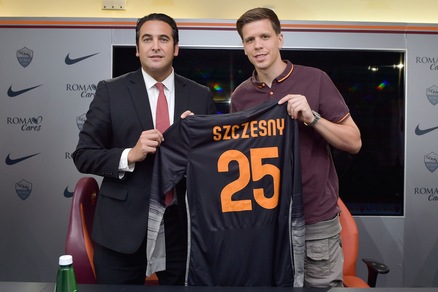 Roma, Szczesny: «De Sanctis? La competizione ci farà bene»