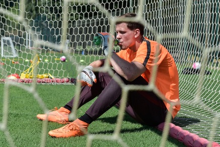 Szczesny alla Roma, presentazione e allenamento