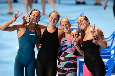 Pellegrini fa il bis con l'argento nella staffetta 4x200