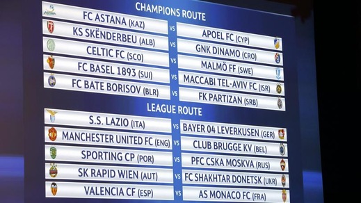 Champions League, ai playoff sarà Lazio-Bayer Leverkusen