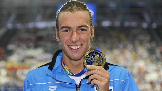 L'oro di Paltrinieri al museo della Juve