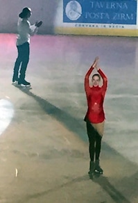 La Kostner in pista, è subito bufera