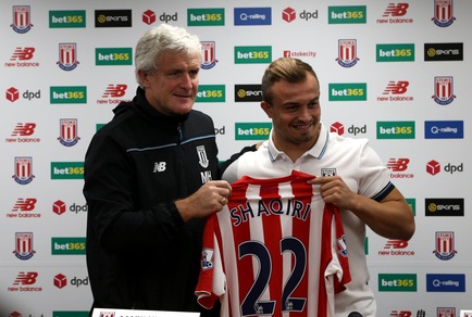 Stoke City, al Britannia Stadium arriva Shaqiri