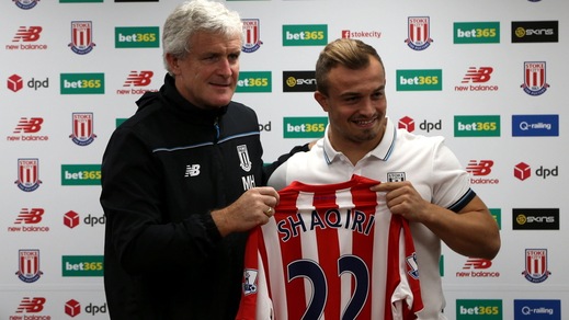 Stoke City, al Britannia Stadium arriva Shaqiri