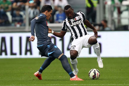 Juve, Asamoah ritorna in gruppo tra 20 giorni