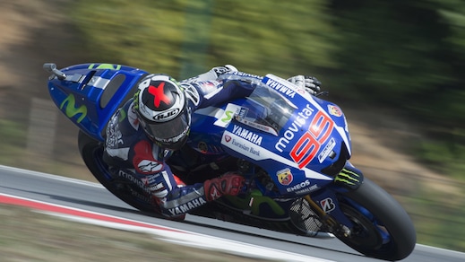 MotoGp Brno: super pole di Lorenzo, Rossi 3°