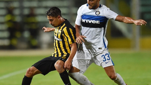 Samp tra Nagatomo, Santon e D'Ambrosio