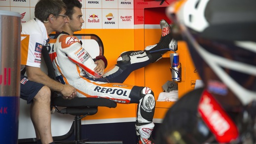 MotoGp Honda, Pedrosa: «È stato un weekend difficile»