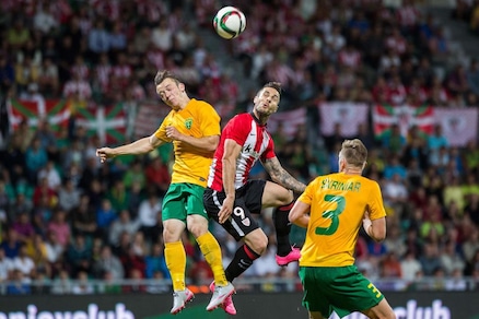 Playoff Europa League, Zilina-Athletic Bilbao 3-2: la disfatta basca