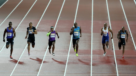 Atletica: Bolt-Gatlin, sfida alla pari