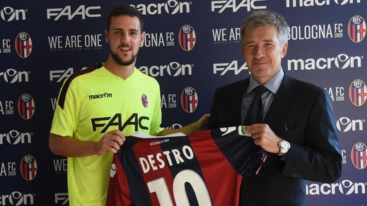 Mattia Destro riparte dal Bologna: «Non pensavo fosse così bello qui»